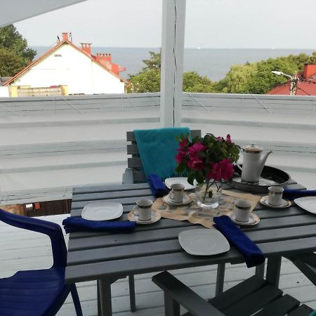 Ferienwohnung Niezalezne Pietro W Domu Z Widokiem Na Morze Gdynia Exterior foto